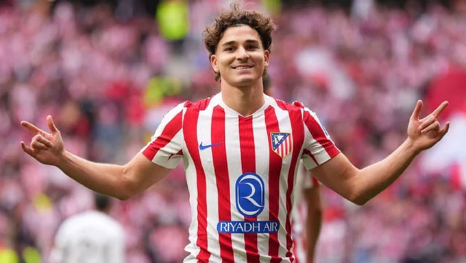 Alvarez thi đấu rất hay tại Atletico